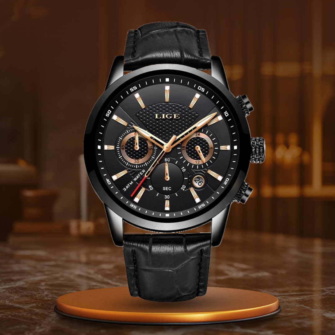 Fashionable Military Leather Watch
