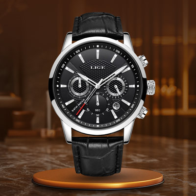 Fashionable Military Leather Watch