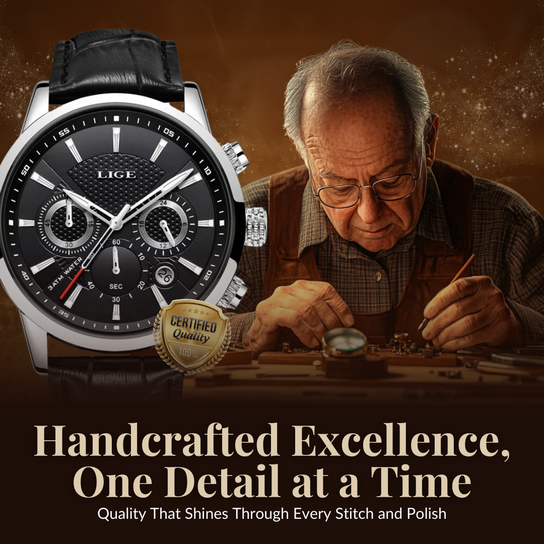 Fashionable Military Leather Watch