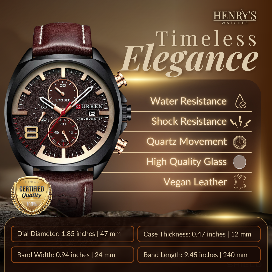 Waterproof Chronograph Sport Military Watch