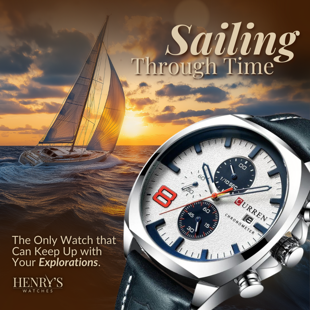 Waterproof Chronograph Sport Military Watch