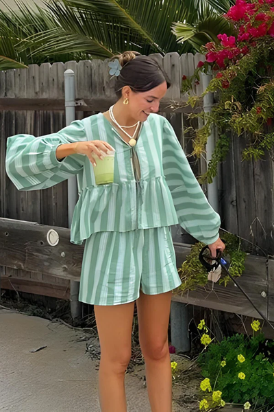 Lorraine - Blouse Set
