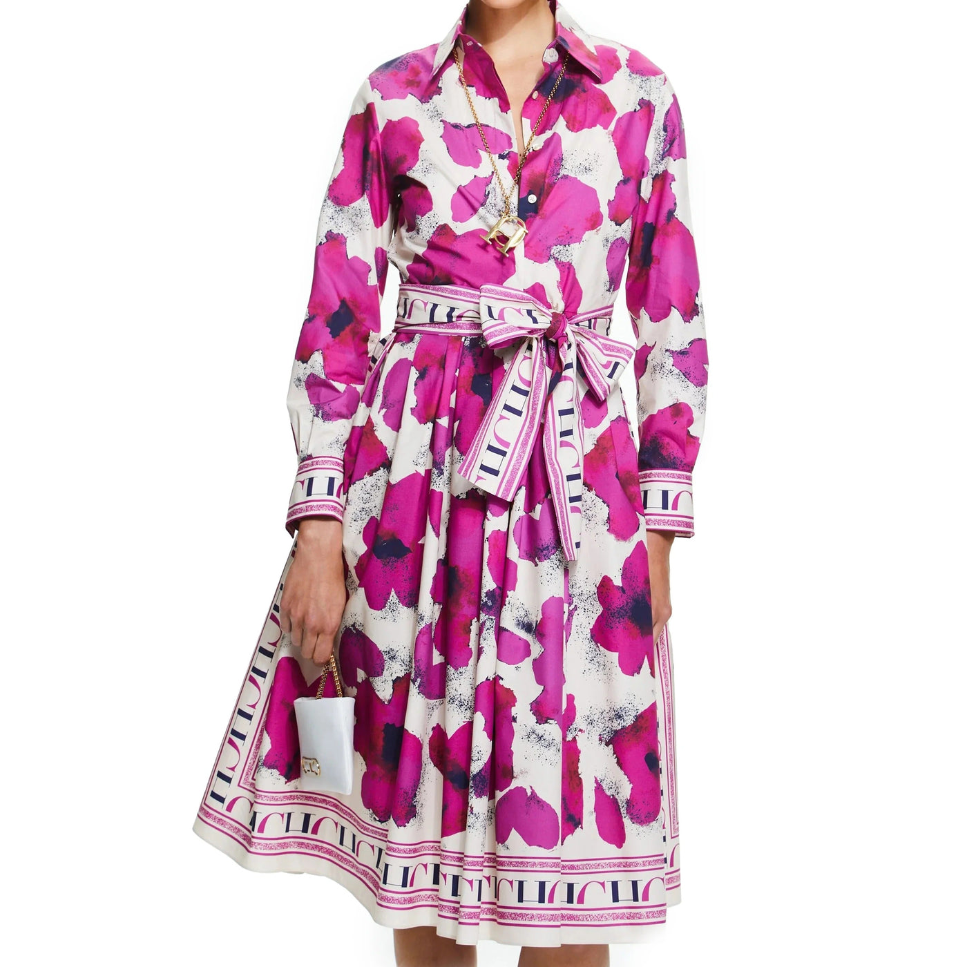 Alli | Long sleeved  Flower Print Dress
