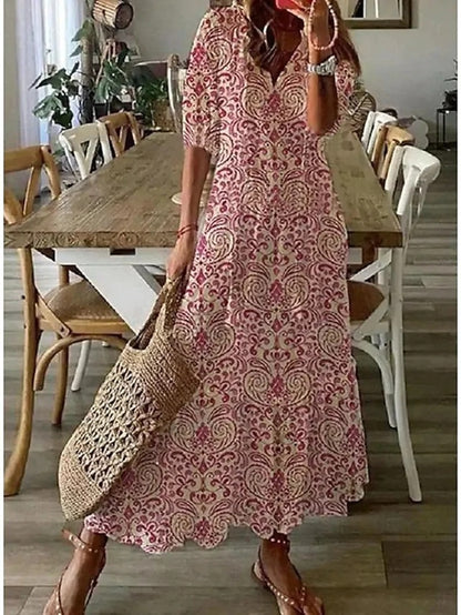 Esmie - Boho Tummy Coverage Dress