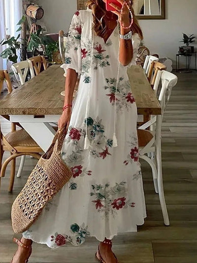 Esmie - Boho Tummy Coverage Dress